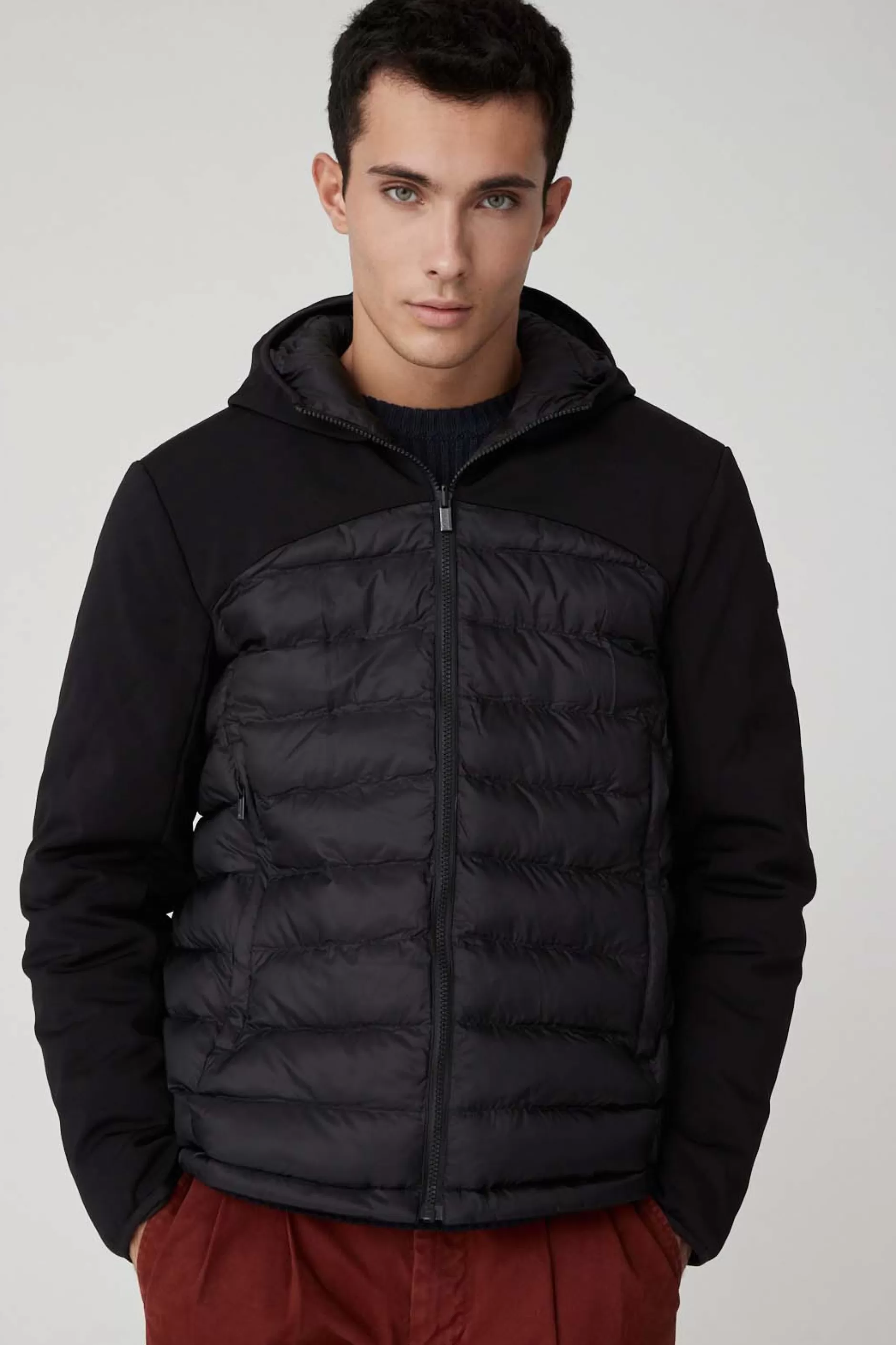 Braxton-Giacca Nera Reversibile In Softshell>Ciesse Piumini Store