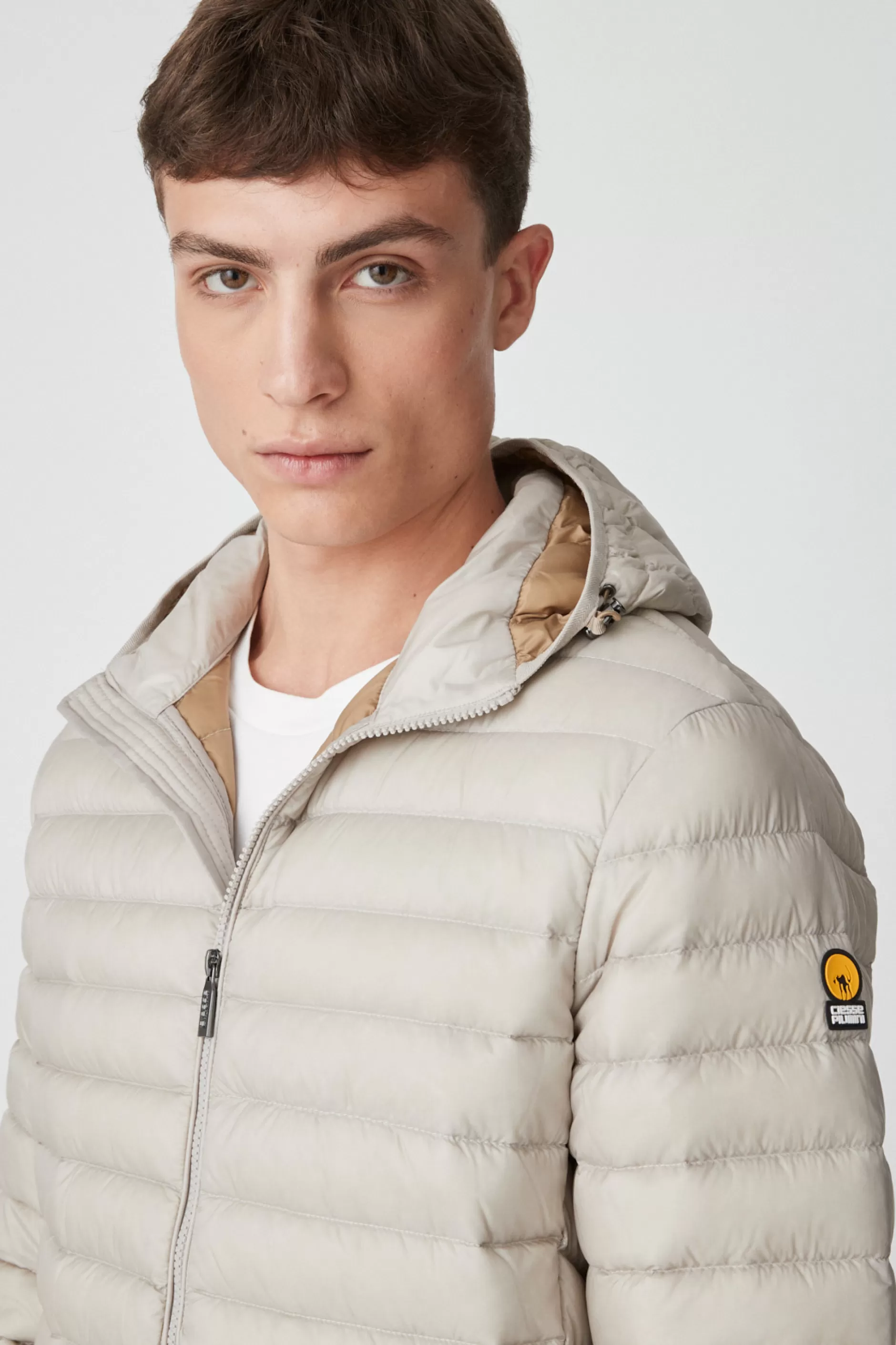 Franklin 2.0-Piumino Beige Con Cappuccio>Ciesse Piumini Sale