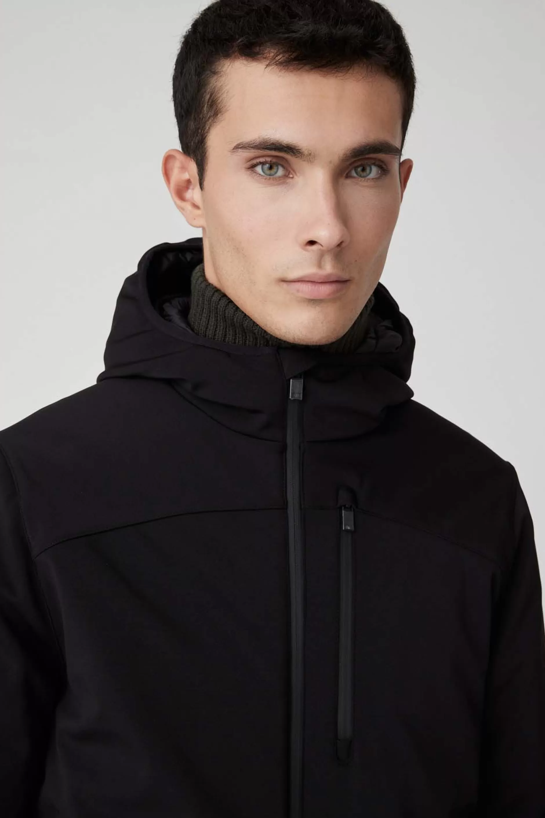 Jayden-Giacca Nera Corta In Softshell>Ciesse Piumini New