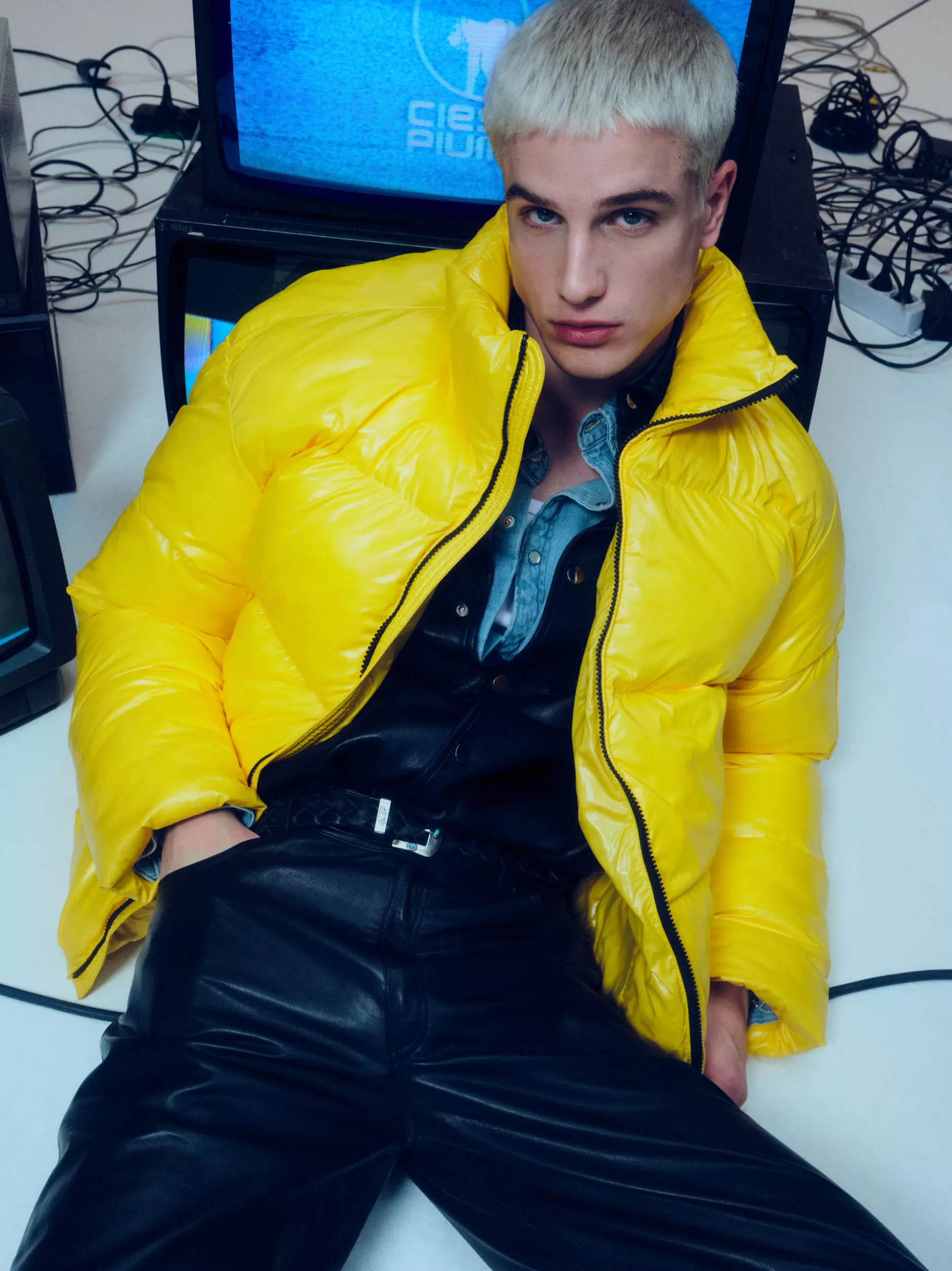 Kibo-Piumino Giallo Full Zip Lab00>Ciesse Piumini Discount