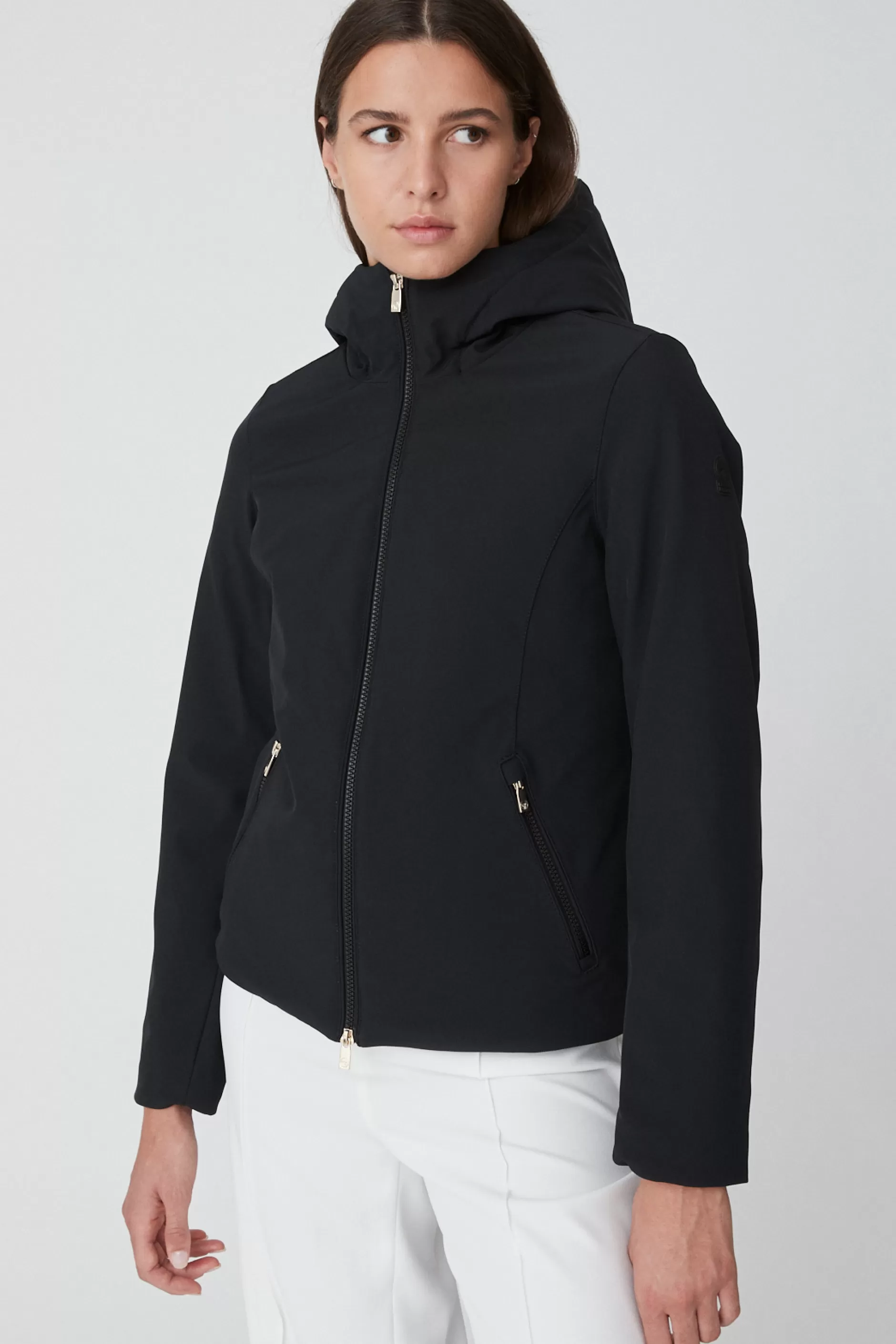 Madeline 2.2-Giacca Corta Nera In Softshell>Ciesse Piumini Fashion