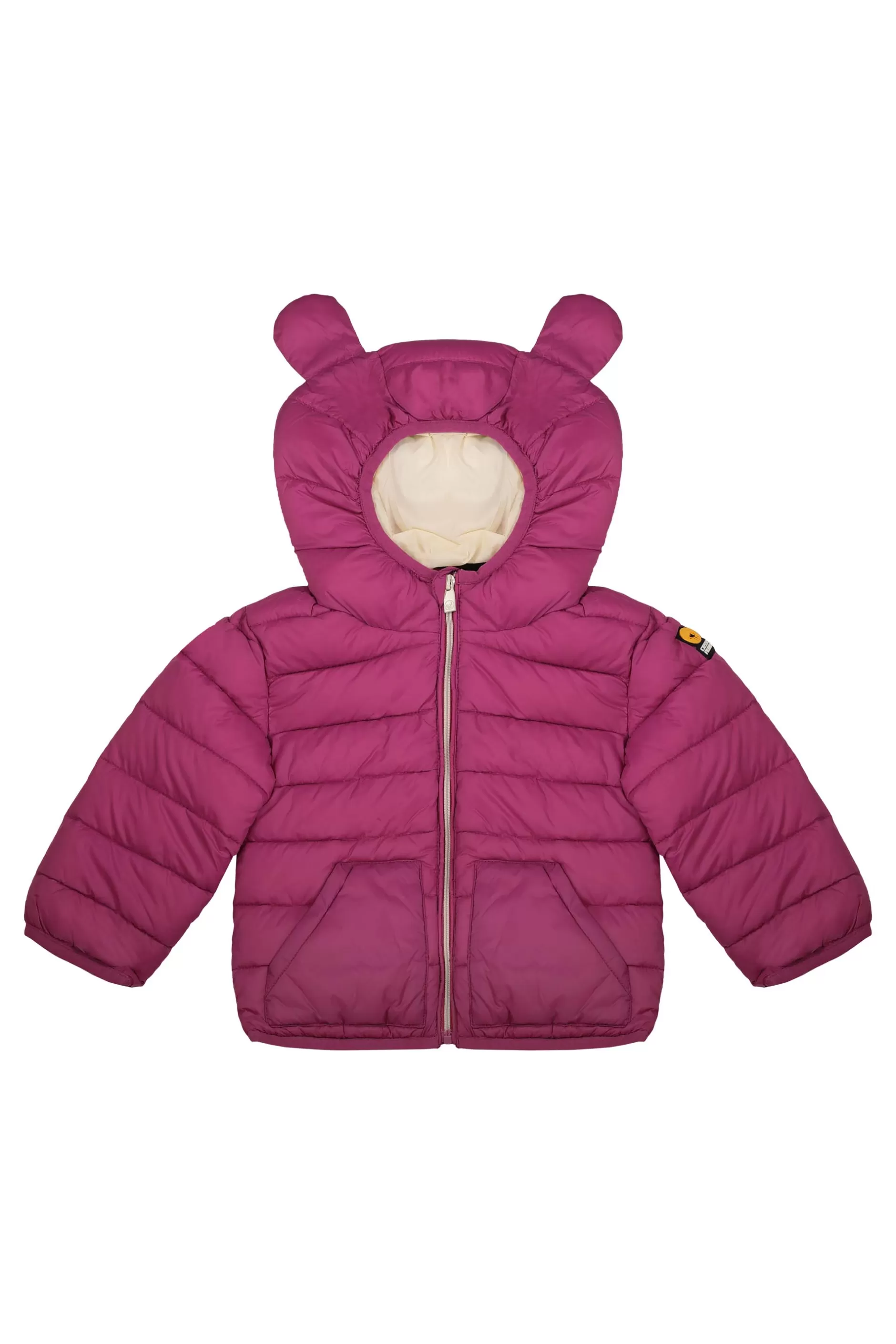 Misha Baby Junior-Piumino Fucsia Trapuntato Con Orecchie>Ciesse Piumini Online