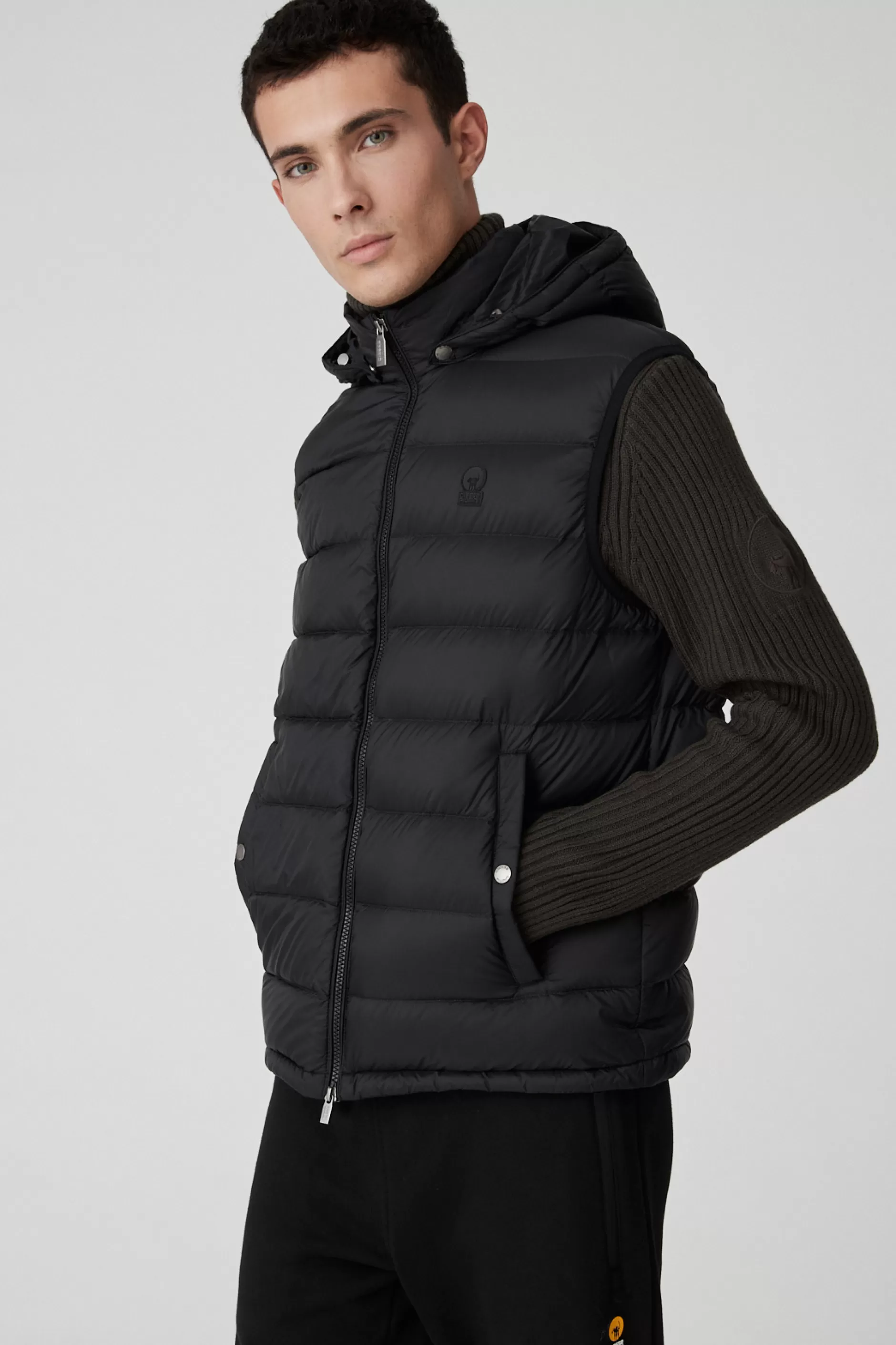 Nodie-Gilet Nero Con Cappuccio>Ciesse Piumini Hot