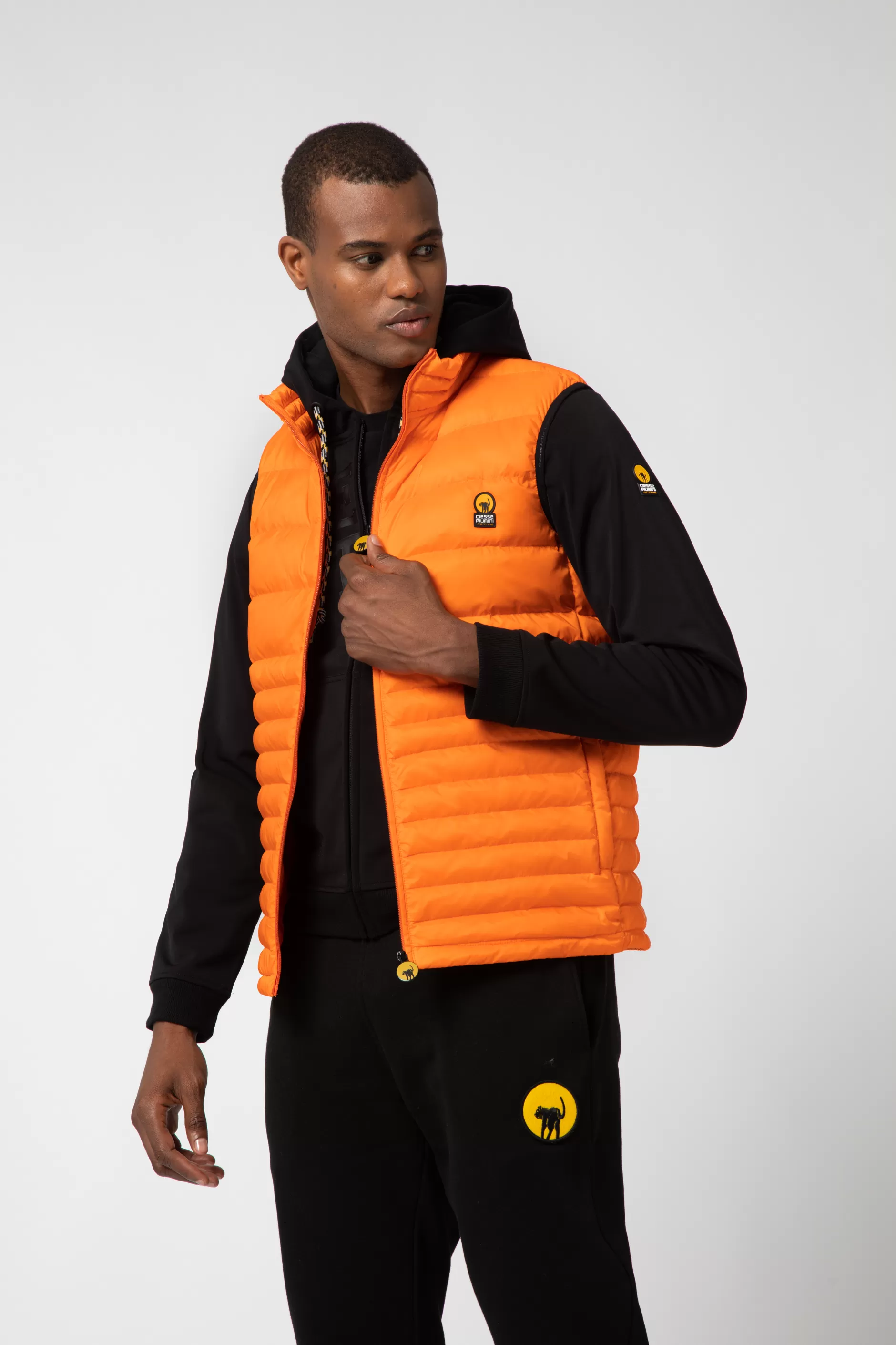 Noll-Gilet Arancione Trapuntato>Ciesse Piumini Hot