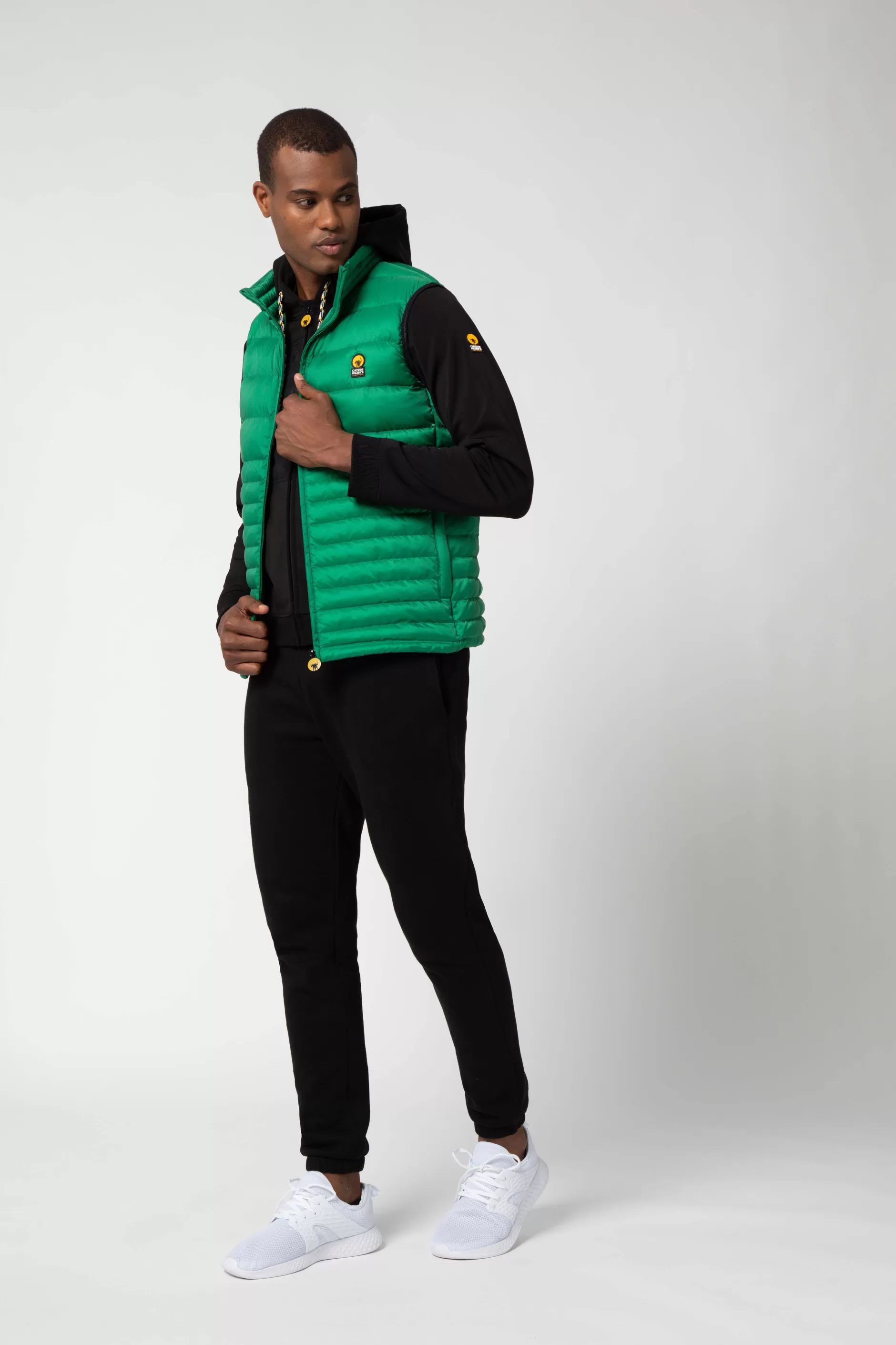 Noll-Gilet Verde Trapuntato>Ciesse Piumini Cheap