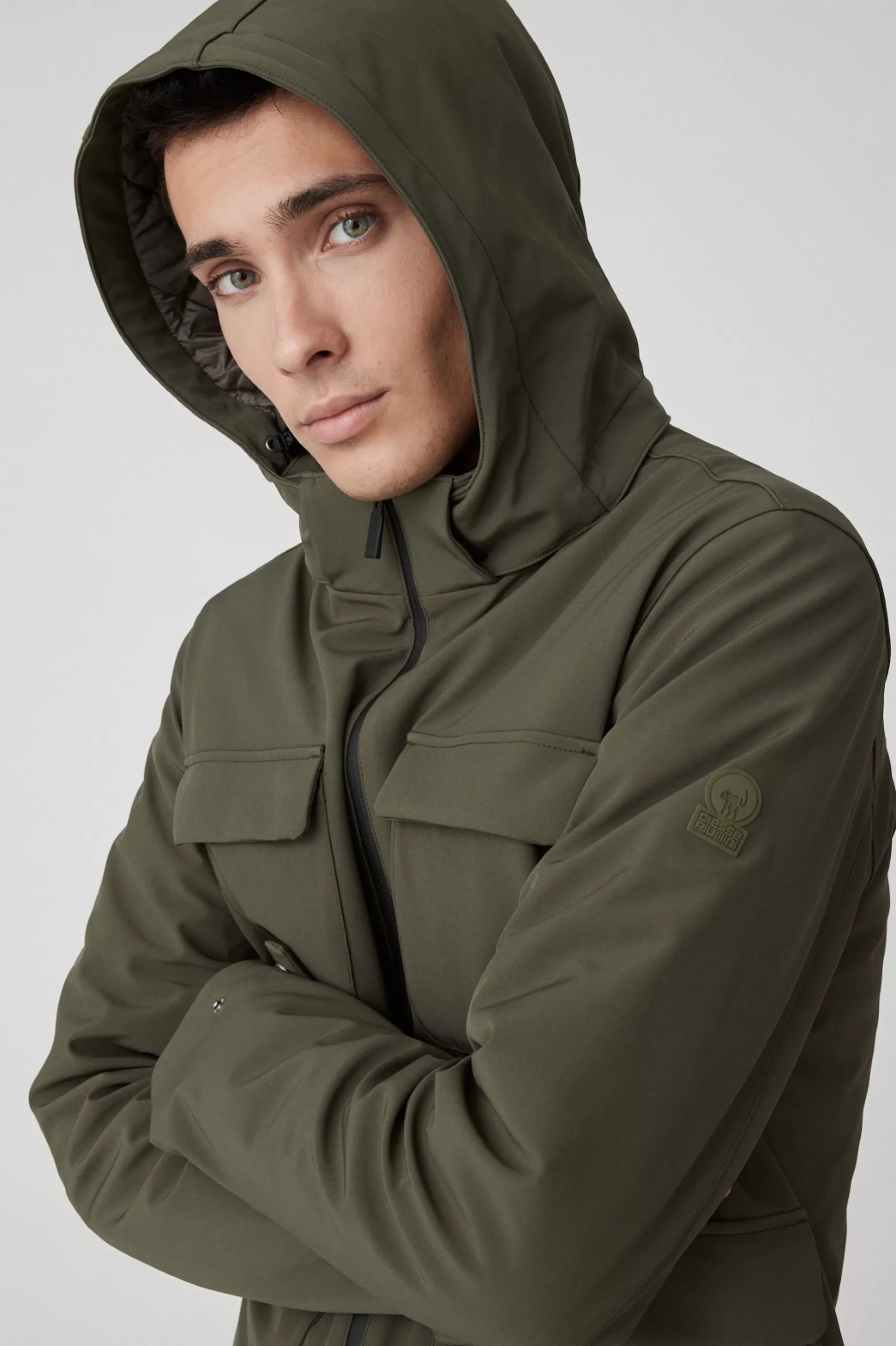 Sohar-Giacca Verde In Softshell>Ciesse Piumini Discount