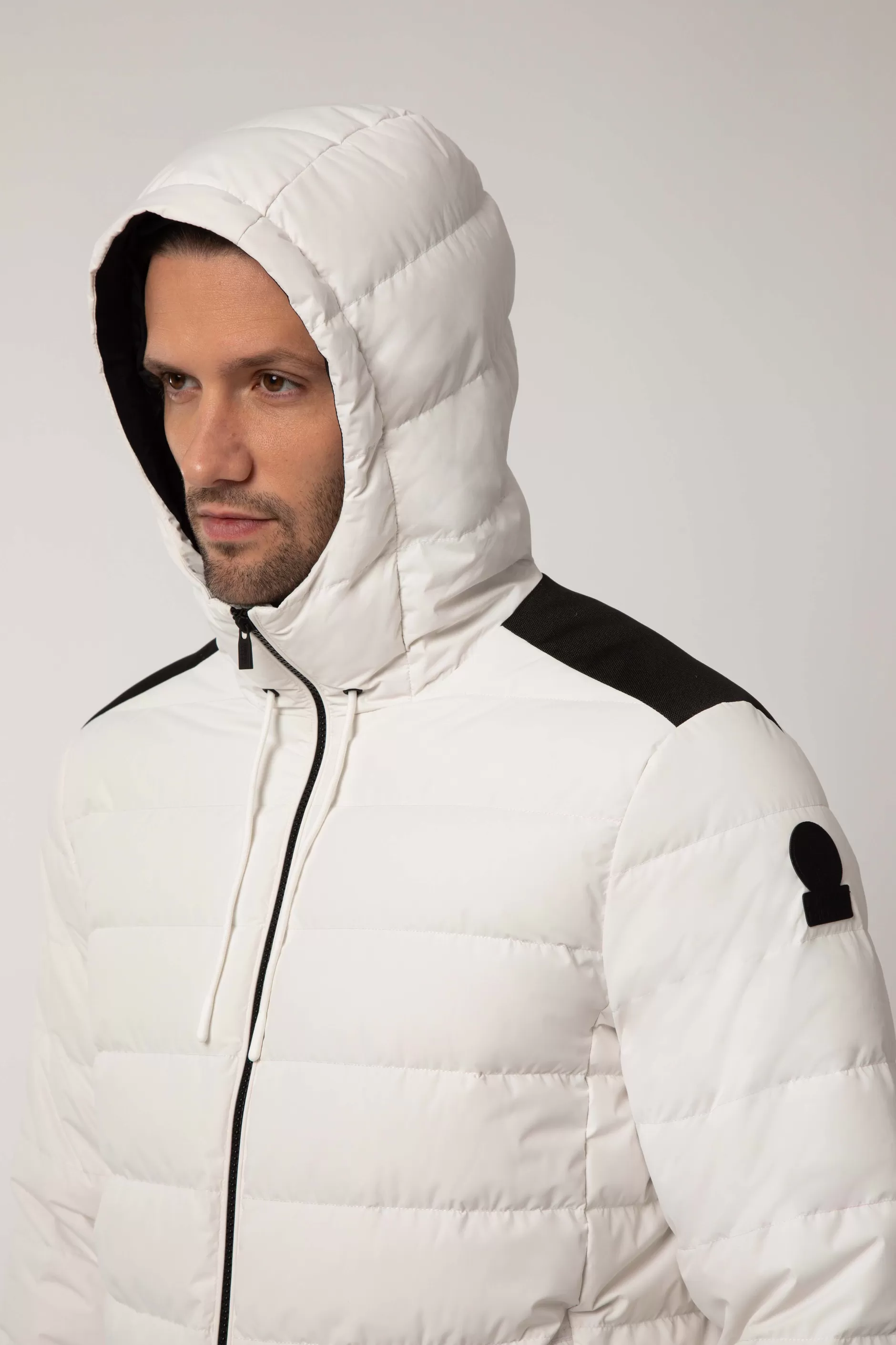 Stevenson 2.0-Piumino Invernale Bianco Con Cappuccio>Ciesse Piumini Discount