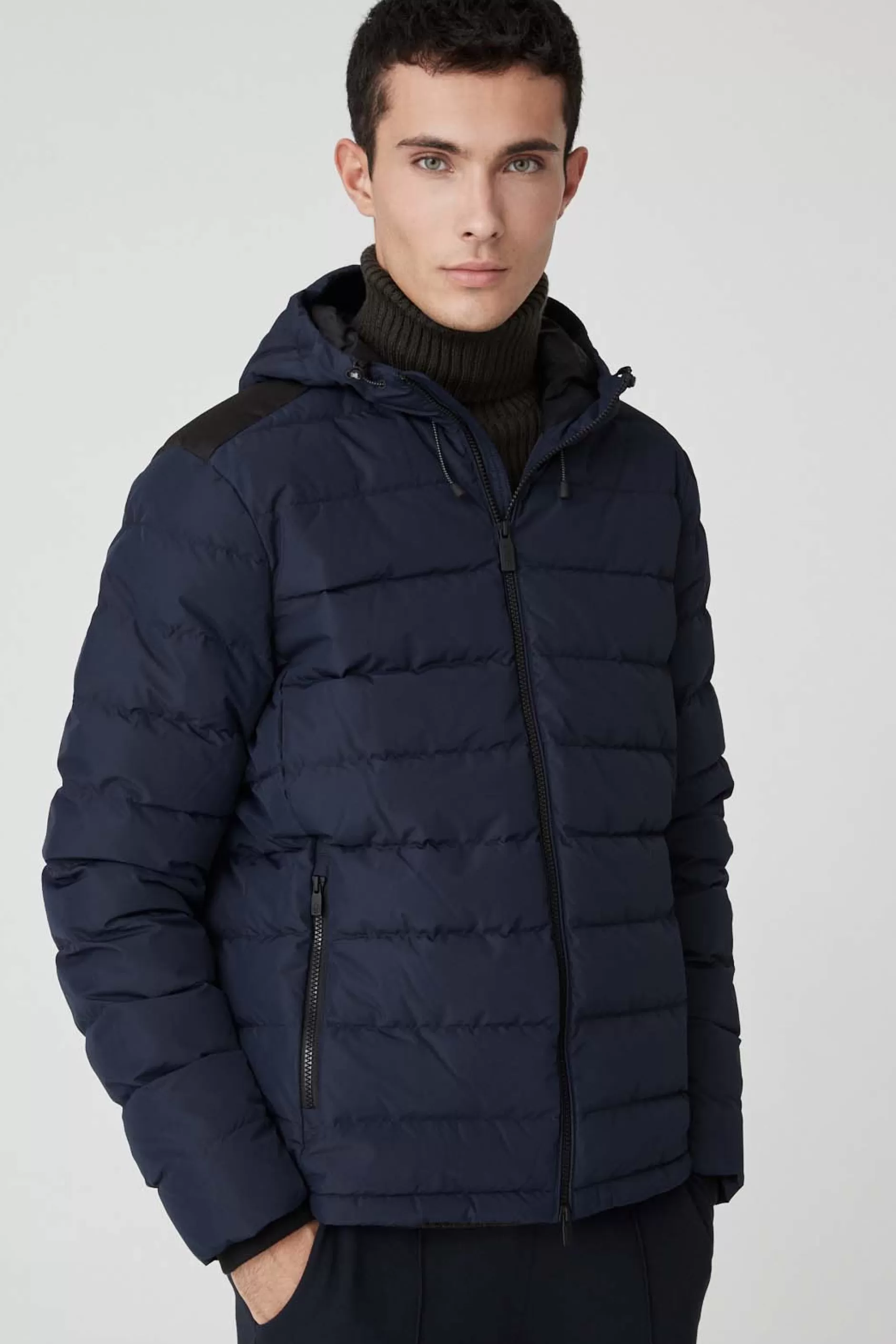 Stevenson 2.0-Piumino Invernale Blu Con Cappuccio>Ciesse Piumini Clearance